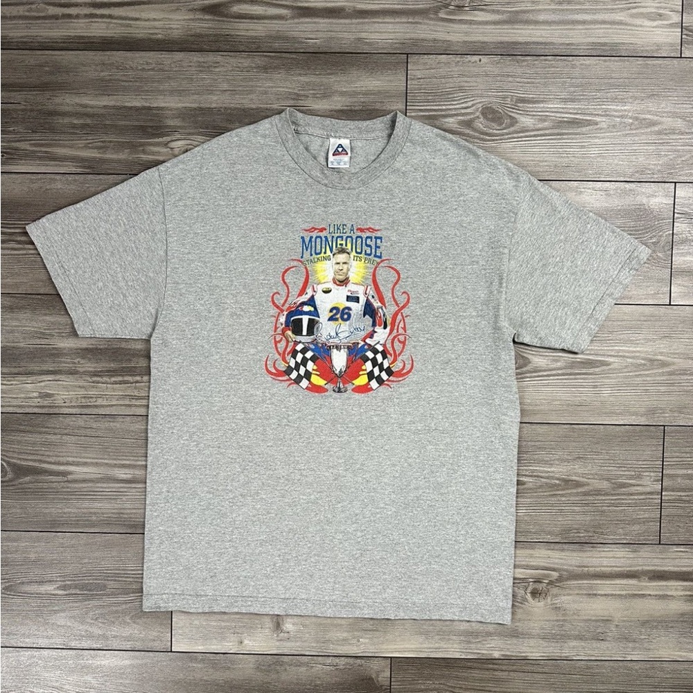 Vintage Y2K Talladega Nights The Ballad Of Ricky Bobby Movie Promo T Shirt